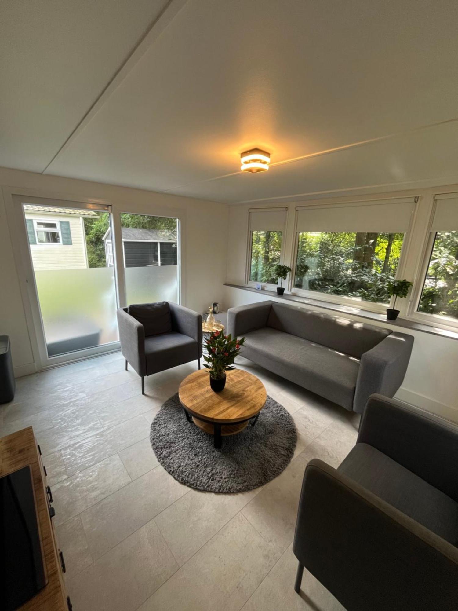 Modern Chalet In De Bossen Van De Veluwe Epe Kültér fotó