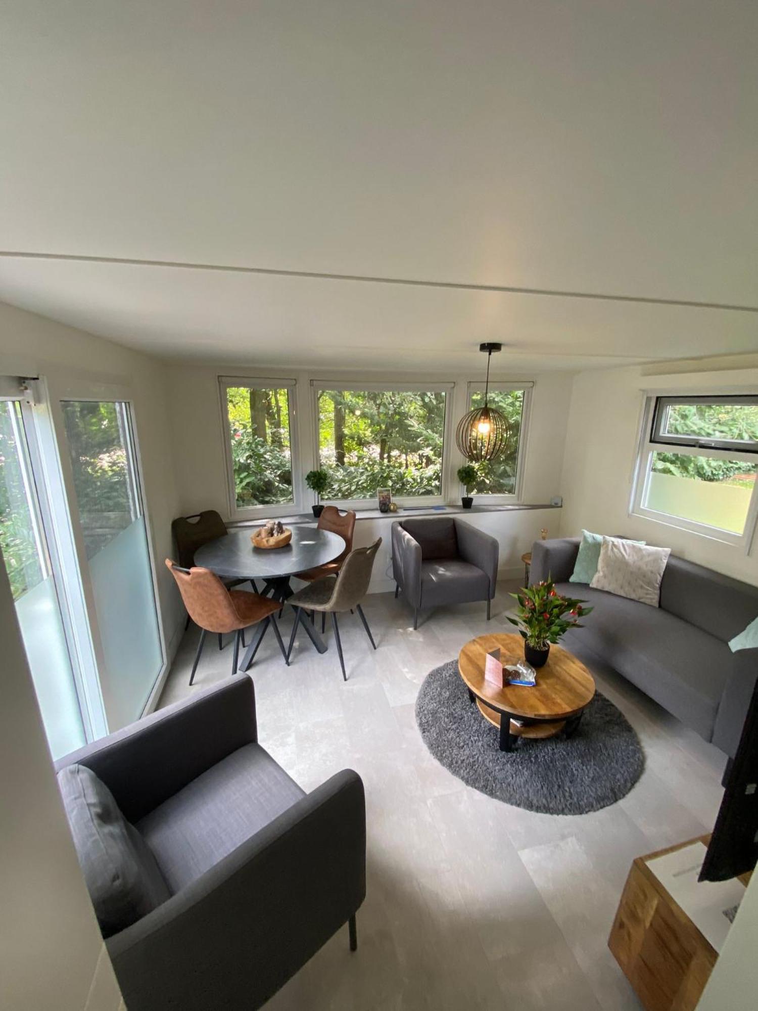 Modern Chalet In De Bossen Van De Veluwe Epe Kültér fotó